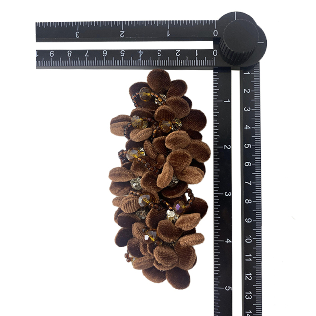 Zapatos personalizados flores hechos a mano con cuentas bordados clavos zapatos con cuentas adornos florales zapatos de mujer zapatillas zapatos de niño hebillas de zapatos accesorios de la parte superior procesamiento de muestras