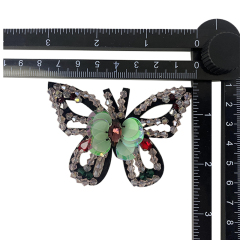 Zapatos personalizados flores hechos a mano con cuentas bordados clavos zapatos con cuentas adornos florales zapatos de mujer zapatillas zapatos de niño hebillas de zapatos accesorios de la parte superior procesamiento de muestras