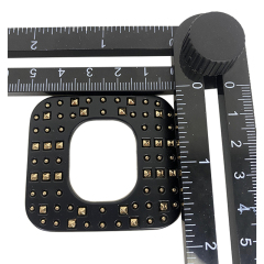 Novedades zapato flor espalda goma taladros bolsas zapato metálico hebillas zapato mujer zapatillas zapato flor zapato hebillas zapato flor material accesorios open mold custom