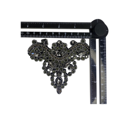 Zapatos personalizados flores hechos a mano con cuentas bordados clavos zapatos con cuentas adornos florales zapatos de mujer zapatillas zapatos de niño hebillas de zapatos accesorios de la parte superior procesamiento de muestras