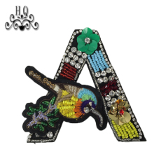 Europe and the United States new Bohemia beaded beaded embroidery shoes flower electric embroidery women's shoes slippers children's shoes flower shoe buckle accessories to sample processing custom