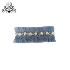 New sales of hand-stitched beaded craft sandals flower shoe material upper shoe buckle accessories