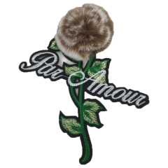 Europe and the United States new Bohemia beaded beaded embroidery shoes flower electric embroidery women's shoes slippers children's shoes flower shoe buckle accessories to sample processing custom