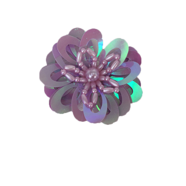 Europe and the United States new Bohemia beaded beaded shoes floral beaded women's shoes slippers children's shoes floral shoe buckle accessories to sample processing