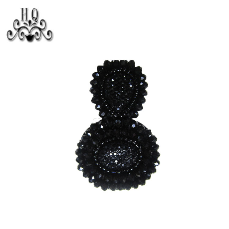 Hot sale of hand-stitched bead craft sandals shoes flower shoe material upper shoe buckle accessories processing customization
