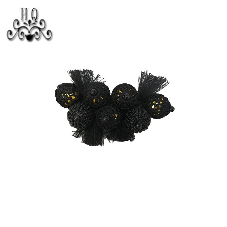 New sales of hand-stitched beaded craft sandals flower shoe material upper shoe buckle accessories