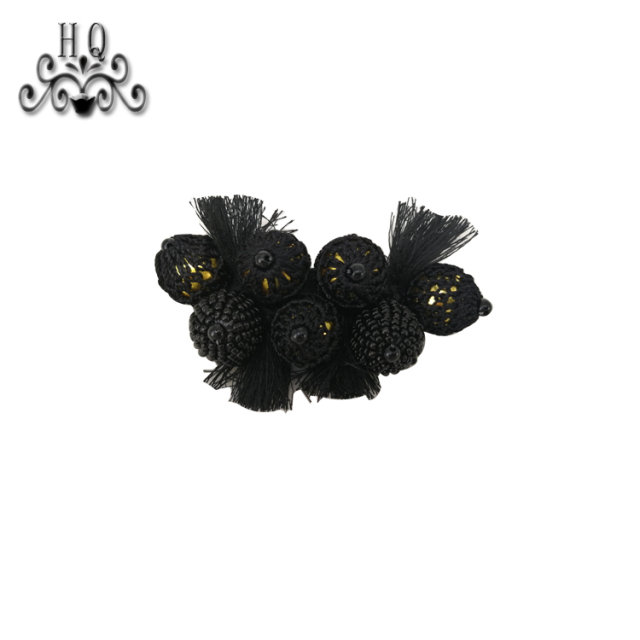 New sales of hand-stitched beaded craft sandals flower shoe material upper shoe buckle accessories