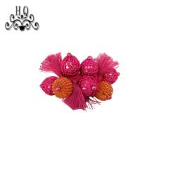 New sales of hand-stitched beaded craft sandals flower shoe material upper shoe buckle accessories