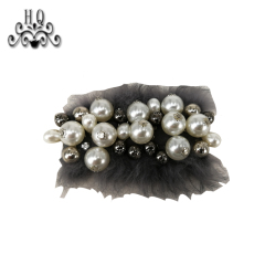 Europe and the United States new Bohemia beaded beaded shoes floral beaded women's shoes slippers children's shoes floral shoe buckle accessories to sample processing