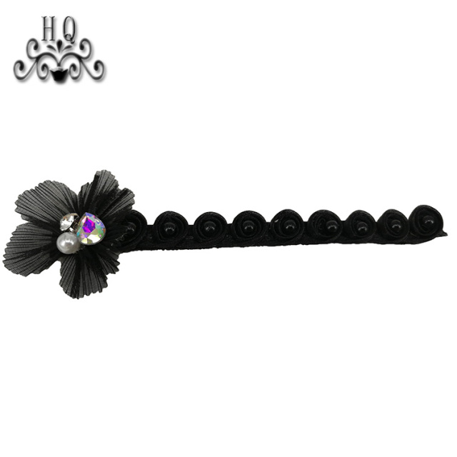 The hot sale of hand-stitched bead craft sandals shoes flower shoe material shoe buckle accessories