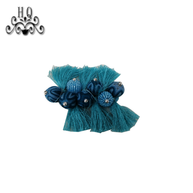 New sales of hand-stitched beaded craft sandals flower shoe material upper shoe buckle accessories