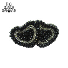 Hot sale of hand-stitched bead craft sandals shoes flower shoe material upper shoe buckle accessories processing customization