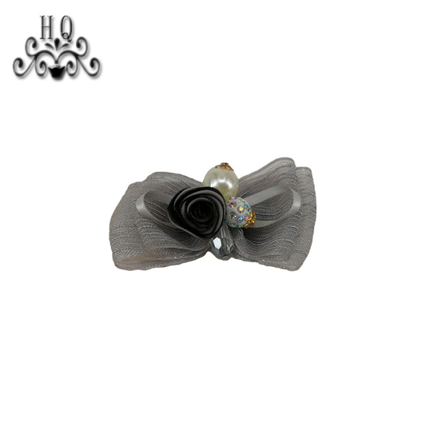 Explosive iris handmade beaded craft sandal shoes flower shoe material upper shoe buckle accessories