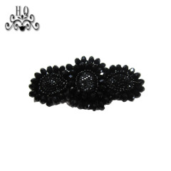 Hot sale of hand-stitched bead craft sandals shoes flower shoe material upper shoe buckle accessories processing customization