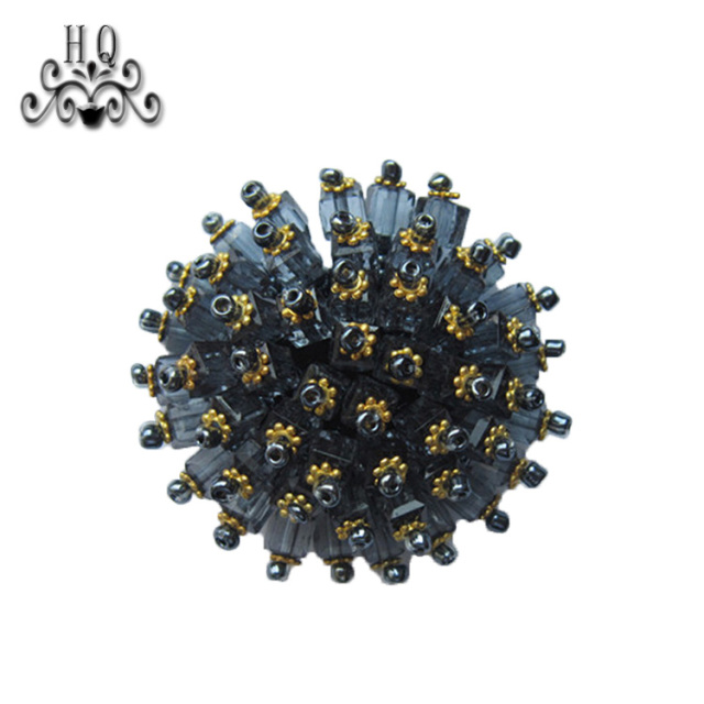 Cross border explosive all-match handmade accessories beaded shoes Flower beaded detachable shoes buckle shoes flower decorative shoes accessories Fashion women's shoes accessories