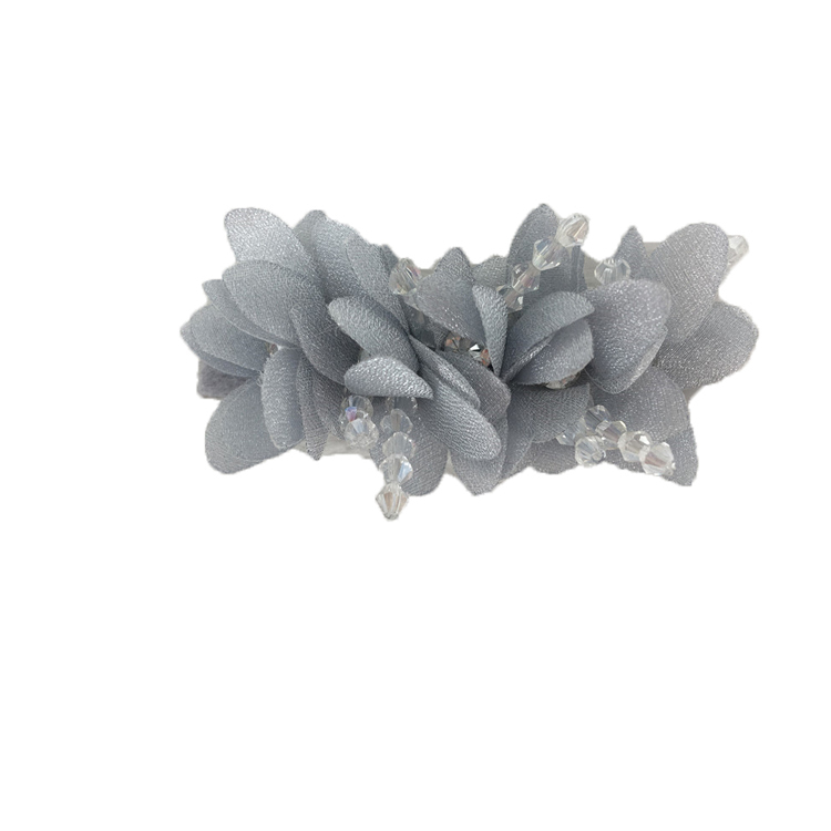 Europe and the United States new Bohemia beaded beaded shoes floral beaded women's shoes slippers children's shoes floral shoe buckle accessories to sample processing