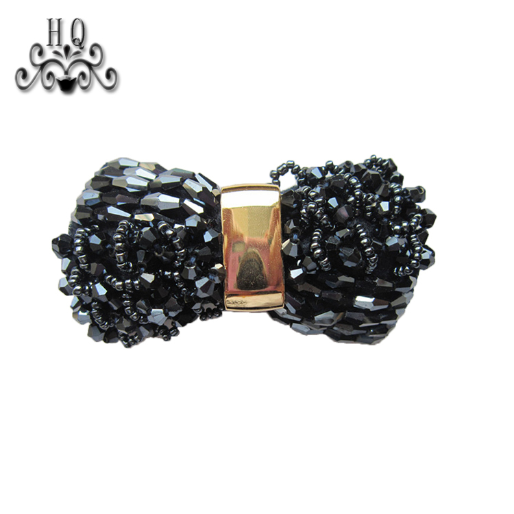 Europe and the United States selling new Bohemia beaded beaded shoes flower beaded women's shoes slippers children's shoes flower shoe buckle accessories to sample processing