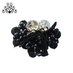 Europe and the United States new Bohemia beaded beaded shoes floral beaded women's shoes slippers children's shoes floral shoe buckle accessories to sample processing