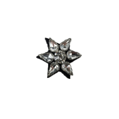 Europe and the United States new Bohemia beaded small five-pointed star beaded embroidered shoes flower beaded women's shoes slippers children's shoes flower shoe buckle accessories to sample processing