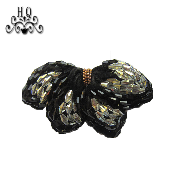 Europe and the United States new Bohemia beaded beaded shoes floral beaded women's shoes slippers children's shoes floral shoe buckle accessories to sample processing