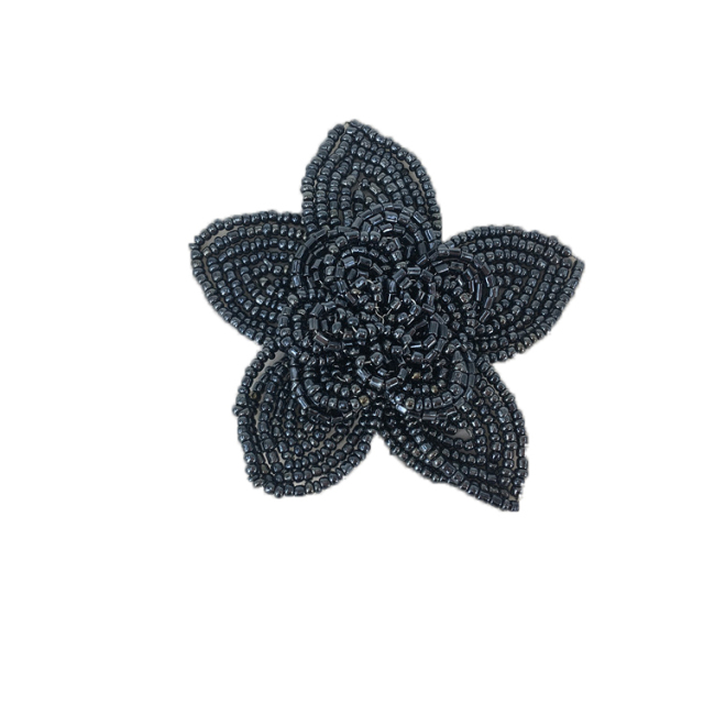 Hot-selling Bohemia bead embroidery shoes flower sandals shoes flower shoe material factory direct sales