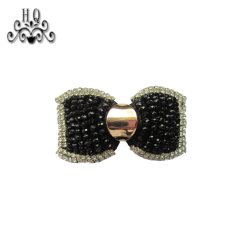 Cross-border explosive Bohemian style women's shoes children's shoes flower handmade beaded embroidery shoes flower shoe buckle shoe accessories