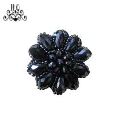 Europe and the United States selling new Bohemia beaded jewelry shoes flower beaded women's shoes slippers sandals shoes flower shoe buckle accessories to sample processing