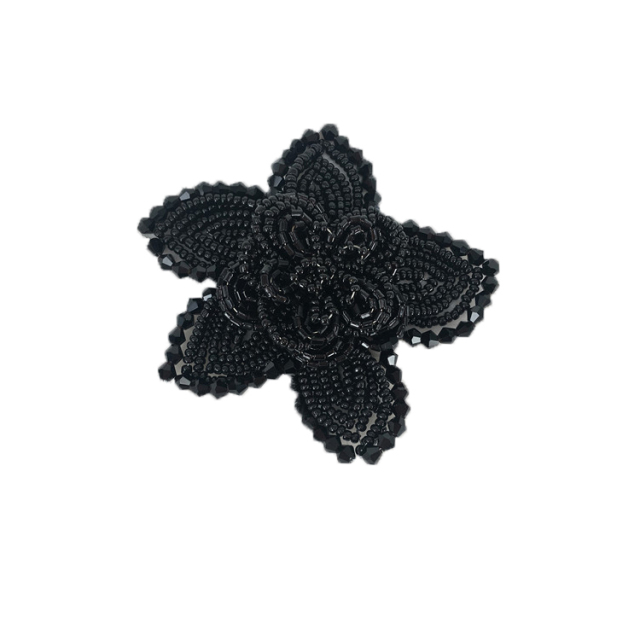 Hot-selling Bohemia bead embroidery shoes flower sandals shoes flower shoe material factory direct sales