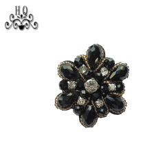 Europe and the United States new Bohemia beaded beaded shoes floral beaded women's shoes slippers children's shoes floral shoe buckle accessories to sample processing