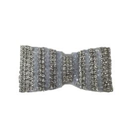 Europe and the United States new yarn spinning fashion shoes cloth flower beaded women's shoes slippers children's shoes flower shoe buckle accessories to sample processing custom