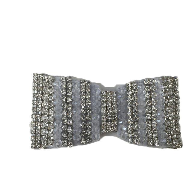 Europe and the United States new yarn spinning fashion shoes cloth flower beaded women's shoes slippers children's shoes flower shoe buckle accessories to sample processing custom