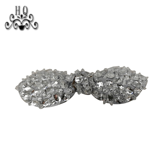New sales of hand-stitched beaded craft sandals flower shoe material upper shoe buckle accessories