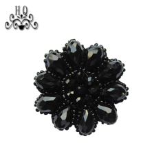 Europe and the United States selling new Bohemia beaded jewelry shoes flower beaded women's shoes slippers sandals shoes flower shoe buckle accessories to sample processing