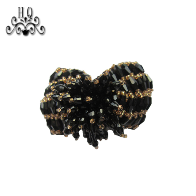Europe and the United States new Bohemia beaded beaded shoes floral beaded women's shoes slippers children's shoes floral shoe buckle accessories to sample processing