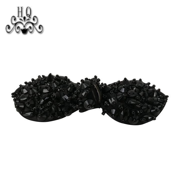 New sales of hand-stitched beaded craft sandals flower shoe material upper shoe buckle accessories