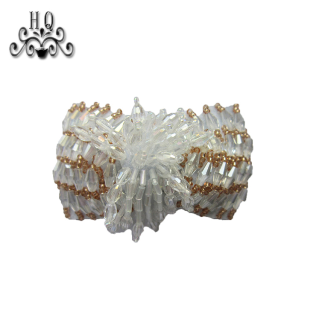 Europe and the United States new Bohemia beaded beaded shoes floral beaded women's shoes slippers children's shoes floral shoe buckle accessories to sample processing