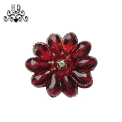 Europe and the United States selling new Bohemia beaded jewelry shoes flower beaded women's shoes slippers sandals shoes flower shoe buckle accessories to sample processing