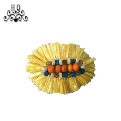 Europe and the United States new hot-selling PP grass women's shoes slippers children's shoes shoes flower shoe buckle accessories to sample processing custom