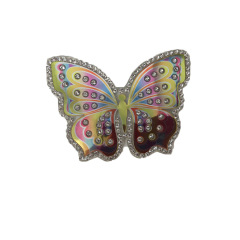 Europe and the United States new hot diamond fashion acrylic diamond women's shoes slippers children's shoes shoes flower shoe buckle accessories to sample processing custom