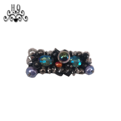 New sales of hand-stitched beaded craft sandals flower shoe material upper shoe buckle accessories