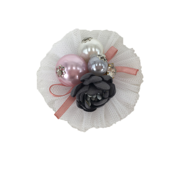 Europe and the United States new Bohemia beaded beaded shoes floral beaded women's shoes slippers children's shoes floral shoe buckle accessories to sample processing