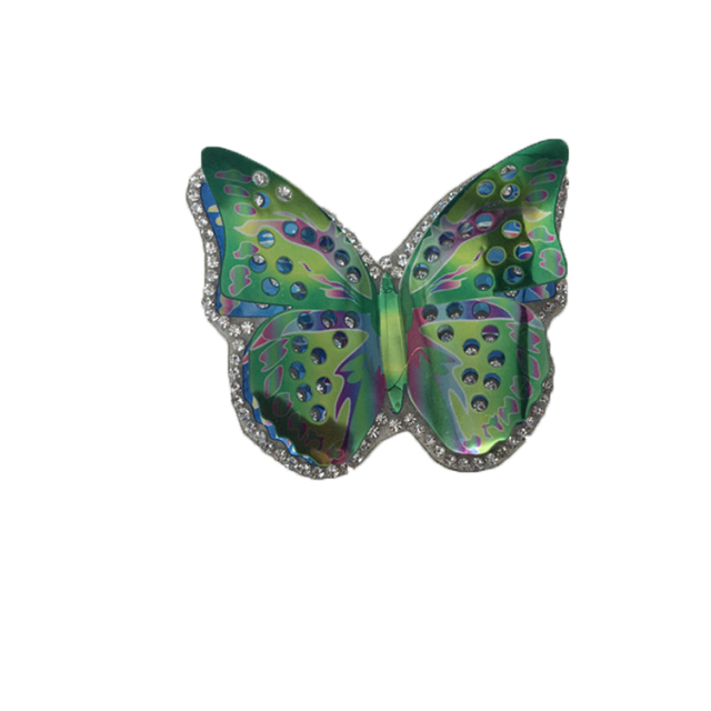 Europe and the United States new hot diamond fashion acrylic diamond women's shoes slippers children's shoes shoes flower shoe buckle accessories to sample processing custom