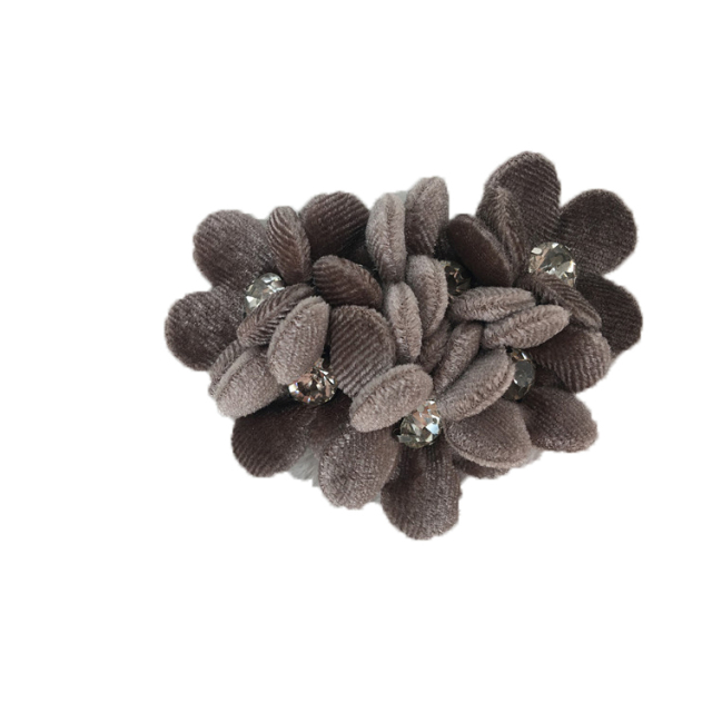 Europe and the United States new hot diamond fashion acrylic diamond women's shoes slippers children's shoes shoes flower shoe buckle accessories to sample processing custom