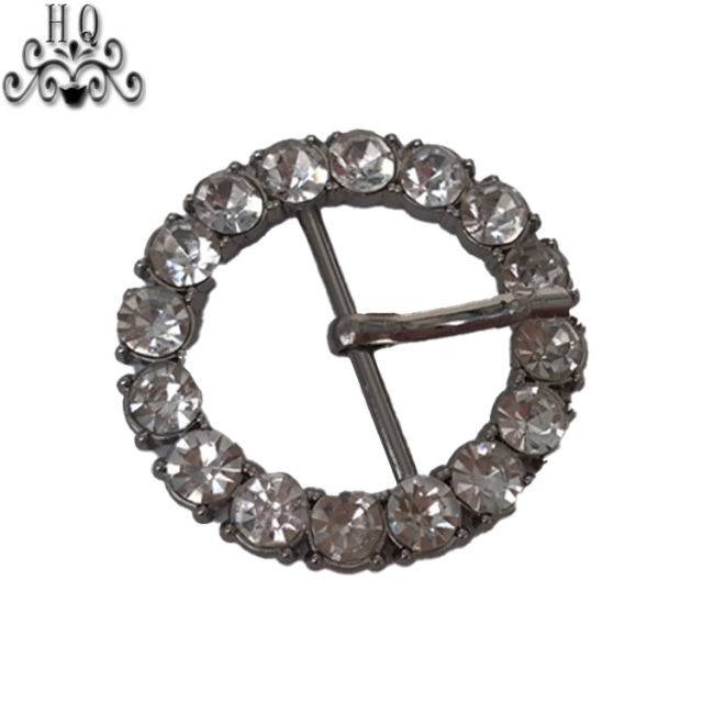 Cross-border explosive metal shoe buckle shoe chain shoe flower zinc alloy shoe flower shoe buckle shoe material accessories glass diamond rhinestones