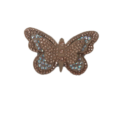 Europe and the United States new Bohemia beaded beaded shoes floral beaded women's shoes slippers children's shoes floral shoe buckle accessories to sample processing