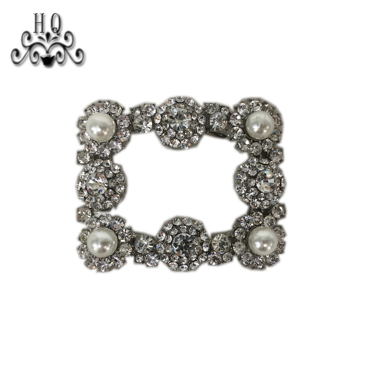 Cross-border explosive metal shoe buckle shoe chain shoe flower zinc alloy shoe flower shoe buckle shoe material accessories glass diamond rhinestones