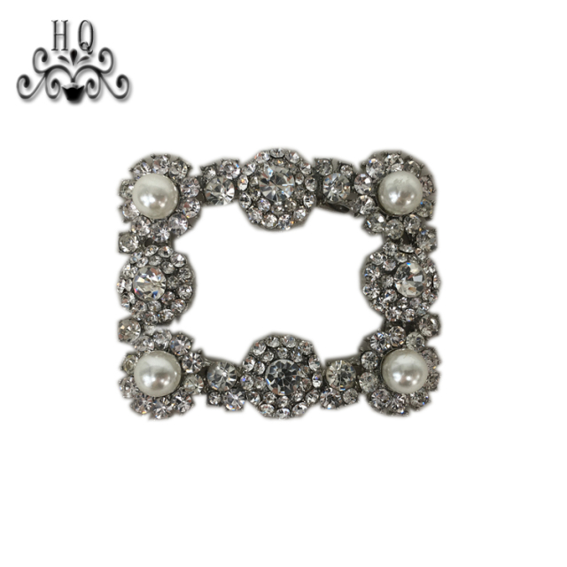 Cross-border explosive metal shoe buckle shoe chain shoe flower zinc alloy shoe flower shoe buckle shoe material accessories glass diamond rhinestones