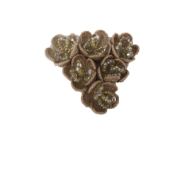 Europe and the United States new hot diamond fashion acrylic diamond women's shoes slippers children's shoes shoes flower shoe buckle accessories to sample processing custom