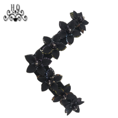 Bohemia beaded beaded embroidery shoes flower beaded electric embroidery hot drill stick chain special sandal shoes flower shoe opening factory direct sales exploded