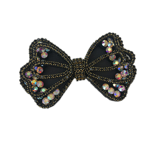 Europe and the United States new Bohemia beaded beaded shoes floral beaded women's shoes slippers children's shoes floral shoe buckle accessories to sample processing